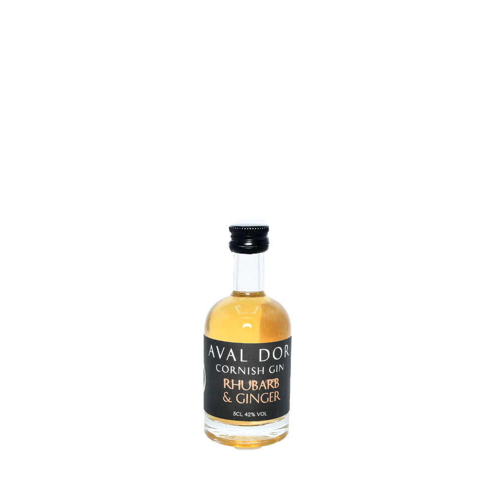 
            
                Load image into Gallery viewer, Aval Dor Cornish Gin Rhubarb &amp;amp; Ginger 5cl
            
        